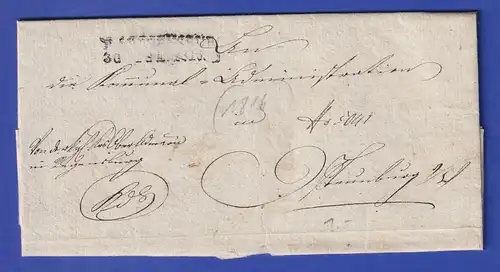 Bayern Dienstbrief mit Zweizeiler REGENSBURG 1816