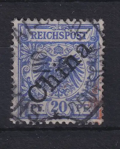 Deutsche Post in China 1898 Mi.-Nr. 4 I gestempelt