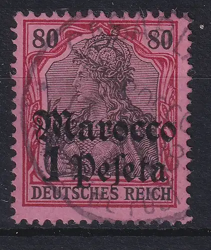 Deutsche Post in Marokko 1905 Mi.-Nr. 29 gestempelt