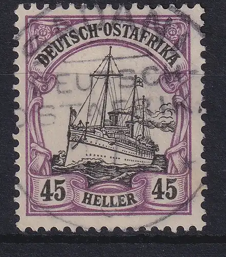 Deutsch-Ostafrika 1905 Mi.-Nr. 28 b mit O SADANI
