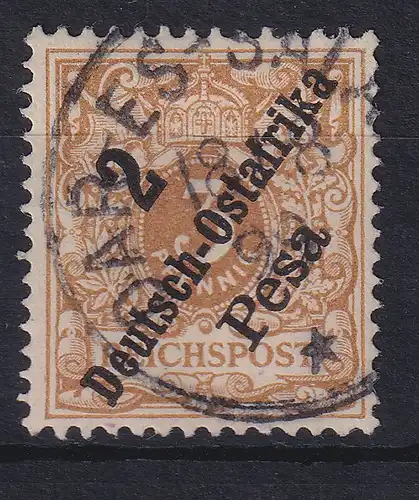 Deutsch-Ostafrika 1896 Mi.-Nr. 6 b gestempelt