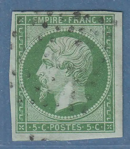 Frankreich 1853 EMPIRE FRANC. Napoleon III. 5 C. Mi.-Nr. 11a gestempelt