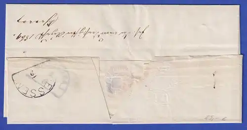 Bayern Dienstbrief mit Halbkreis-Stempel WEILHEIM 1869