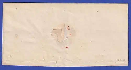 Bayern Dienstbrief mit Fingerhut-Stempel MURNAU nach 1834