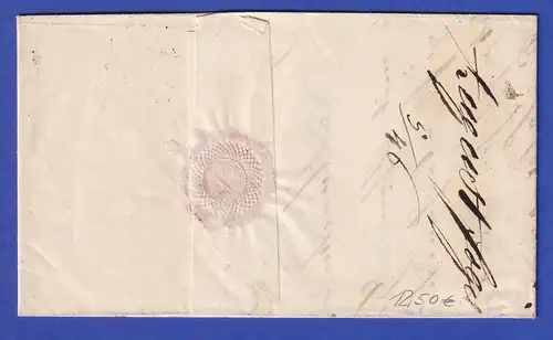 Bayern Geschäftsbrief mit Zweizeiler-Stempel MÜNCHEN 1846
