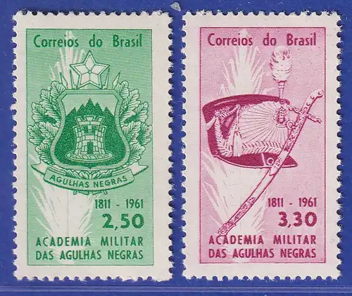 Brasilien 1961 Militärakademie Agulhas Negras Mi.-Nr. 1000-1001 **  