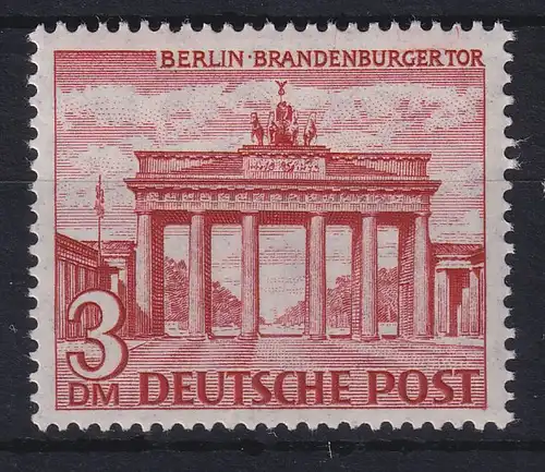 Berlin 1949 Berliner Bauten 3 DM Brandenburger Tor Mi.-Nr. 59 ** 