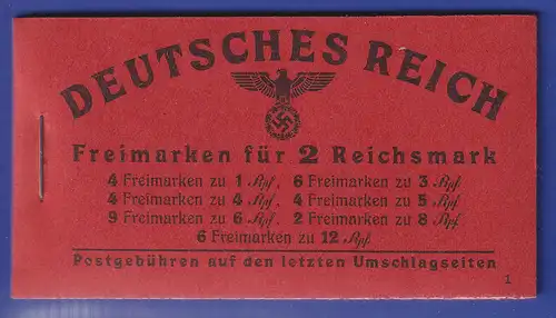 Deutsches Reich 1941 Markenheftchen Mi.-Nr. 48.3 postfrisch **