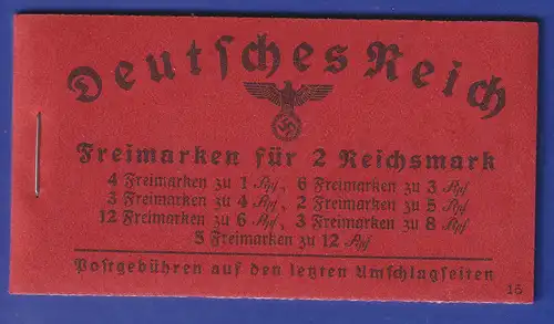 Dt. Reich 1940/41 Markenheftchen Mi.-Nr. 39.5 postfrisch **
