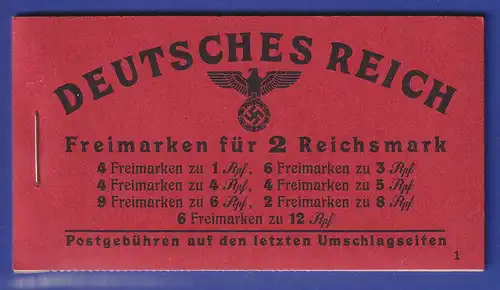 Deutsches Reich 1941 Markenheftchen Mi.-Nr. 49.3 postfrisch **