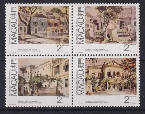 Macau 1989 Gemälde Mi.-Nr. 616-619 postfrisch **