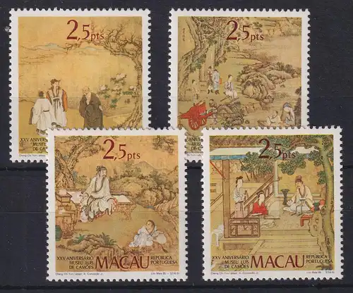 Macau 1985 Altchin. Gemälde Museum Luis de Camoes Mi.-Nr. 536-539 postfrisch **