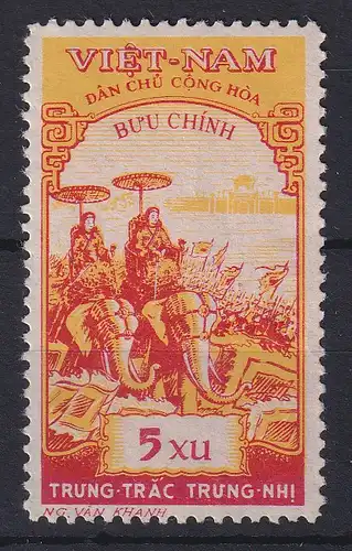 Vietnam Nord 1959 Die Schwestern Tru'ng Mi.-Nr. 95 y ungestempelt *