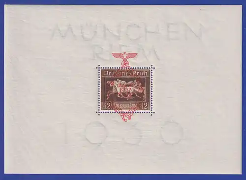 Dt. Reich 1937 Braunes Band Mi.-Nr. Block 10 postfrisch **