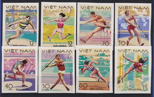 Vietnam 1978 Sportspiele Mi.-Nr. 961 U - 968 U ungestempelt (*)