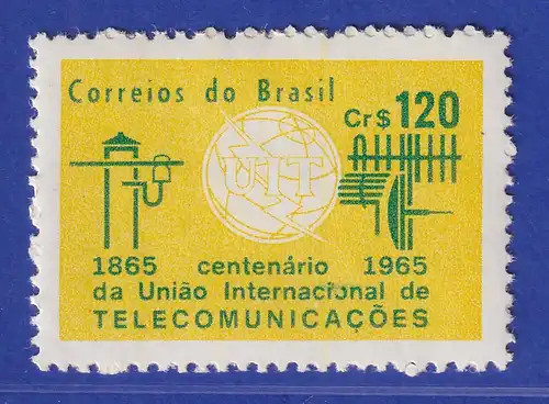 Brasilien 1965 100 Jahre internationale Fernmeldeunion ITU Mi.-Nr. 1078 **