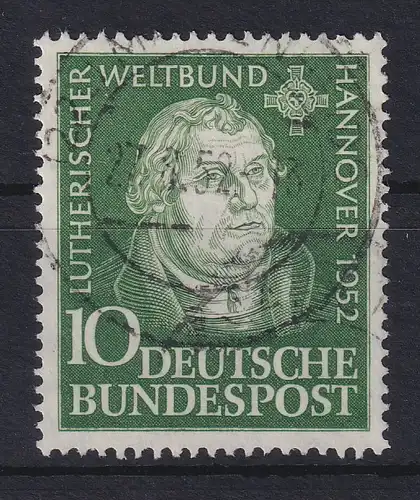 Bundesrepublik 1952 Martin Luther, Mi.-Nr. 149 gestempelt