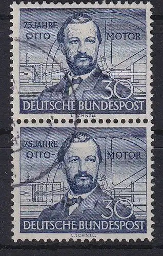 Bundesrepublik 1952 Nikolaus Otto Mi.-Nr. 150 senkr. Paar gestempelt