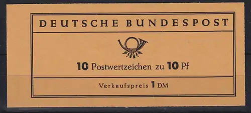 Bundesrepublik 1961 Th. Heuss Markenheftchen Mi.-Nr. MH 6 e **