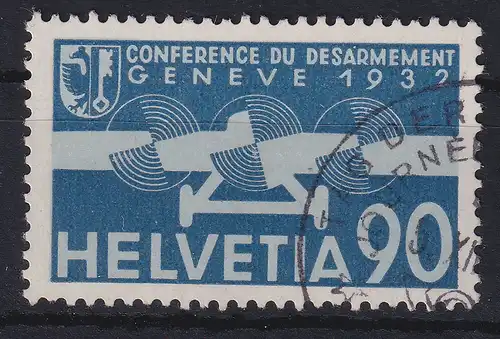 Schweiz 1932 Abrüstungskonferenz Genf Mi.-Nr. 258 gestempelt