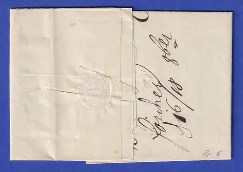 Österreich Geschäftsbrief mit Zweizeiler INNSBRUCK 1837