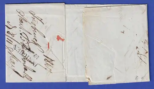 Österreich Geschäftsbrief mit Zweizeiler INNSBRUCK von 1847