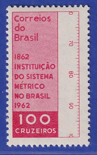 Brasilien 1962 100 Jahre metrisches System Mi.-Nr. 1018 **  