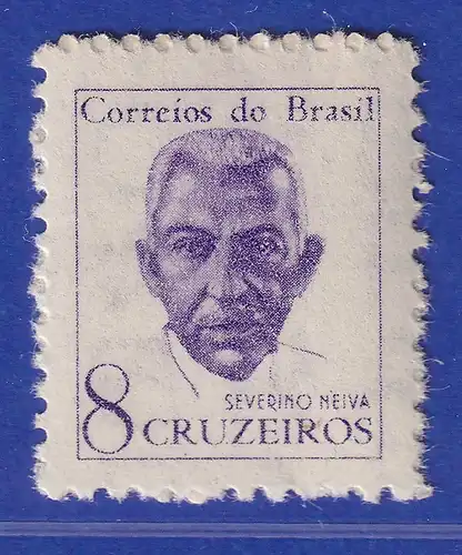 Brasilien 1963 Freimarke Severino de Lucena Neiva Mi.-Nr. 1030 **  