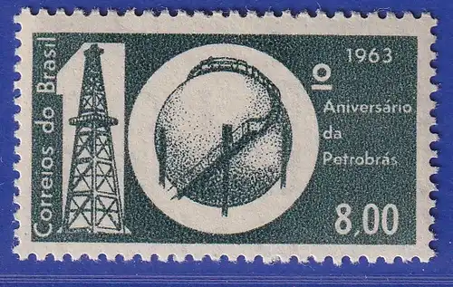 Brasilien 1963 10 Jahre staatliche Erdölgesellschaft Petrobas Mi.-Nr. 1045 **  