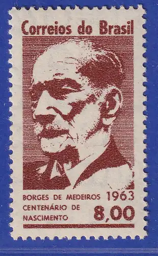 Brasilien 1963 100. Geburtstag von Borges de Medeiros Mi.-Nr. 1047 **  