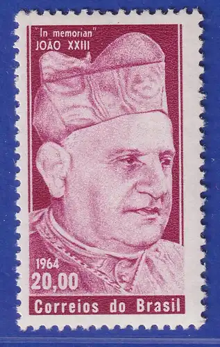 Brasilien 1964 1. Todestag von Papst Johannes XXIII. Mi.-Nr. 1058 **