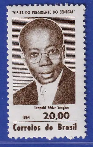 Brasilien 1964 Senegal Präsident Leopold Sedar Senghor Mi.-Nr. 1059 **
