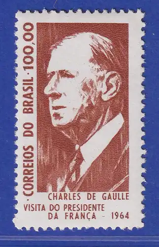 Brasilien 1964 Frankreich Staatspräsident Charles de Gaulle Mi.-Nr. 1061 **