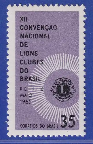 Brasilien 1965 Tagung Lions Club Mi.-Nr. 1077 **