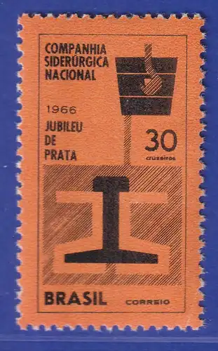 Brasilien 1966 Hütten und Stahlwerk der Companhia Siderúrgica Mi.-Nr. 1105 **