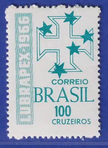Brasilien 1966 LUBRAPEX Lusitanerkreuz und Sternbild Mi.-Nr. 1122 **