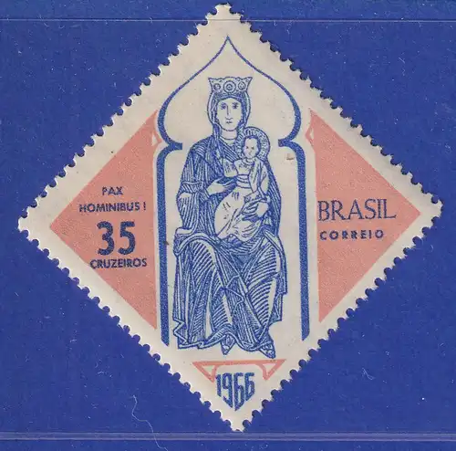 Brasilien 1966 Weihnachten Muttergottes mit Jesuskind Mi.-Nr. 1124 **