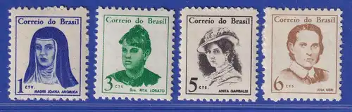 Brasilien 1967 Freimarken Mi.-Nr. 1129-32 **