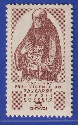 Brasilien 1967 Bruder Vincente do Salvador Mi.-Nr. 1139 **