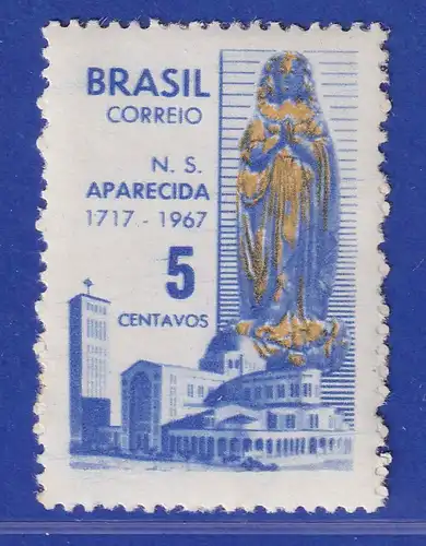 Brasilien 1967 Heiligenfigur der Schutzpatronin Aparecida Mi.-Nr. 1149 **