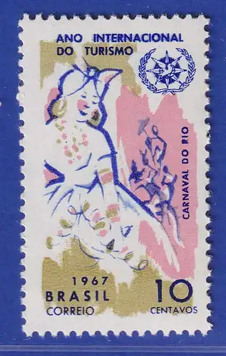 Brasilien 1967 Tourismus Karneval in Rio de Janeiro Mi.-Nr. 1155 **