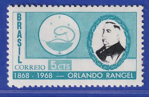 Brasilien 1968 Orlando Rangel Pharmazeut Apothekerabzeichen Mi.-Nr. 1163 **