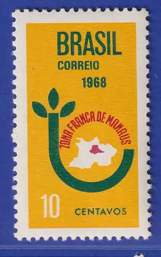Brasilien 1968 Freihandelszone ZONA FRANCA von Manaus Mi.-Nr. 1165 **