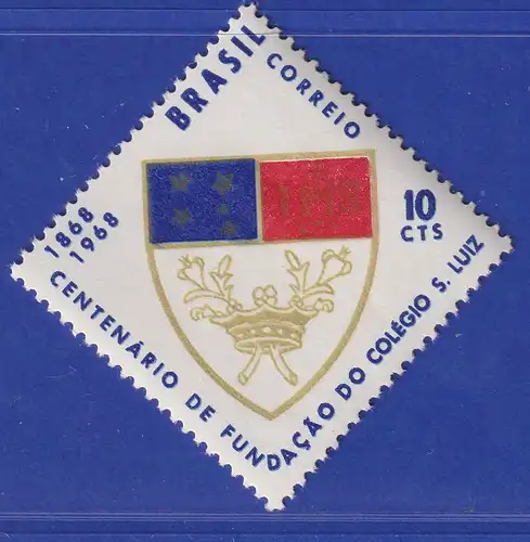 Brasilien 1968 Colégio Sao Luiz Rio de Janeiro Emblem der Schule Mi.-Nr. 1170 **