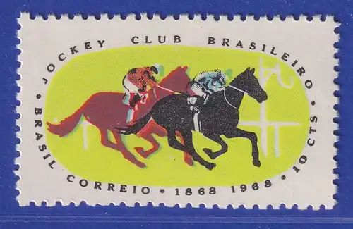 Brasilien 1968 Jockey Club Rio de Janeiro Pferderennen Mi.-Nr. 1176 **
