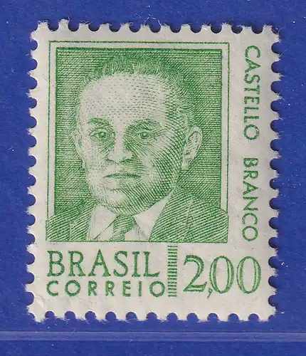 Brasilien 1968 Freimarke Castelo Branco Präsident Mi.-Nr. 1177 **
