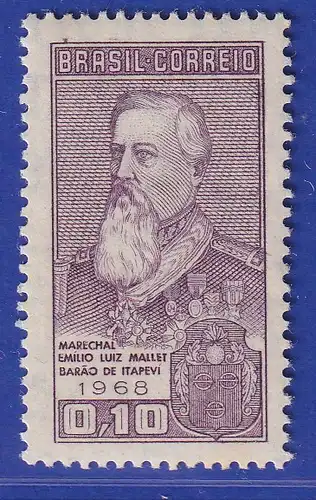 Brasilien 1968 Marschall Emilio Luiz Mallet Baron von Itapevi Mi.-Nr. 1181 **
