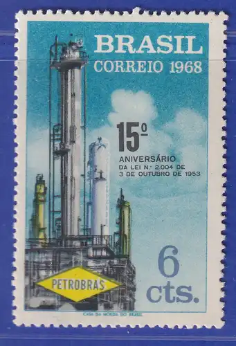 Brasilien 1968 15 Jahre staatliche Erdölgesellschaft Petrobrás Mi.-Nr. 1187 **