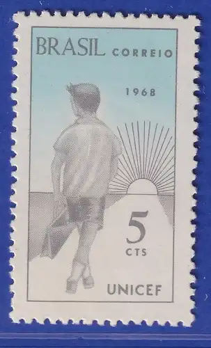 Brasilien 1968 UNICEF Knabe schützende Hand Mädchen Mi.-Nr. 1188-90 **