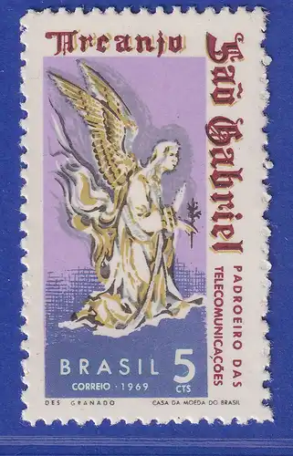 Brasilien 1969 Tag des Erzengel Gabriel Schutzpatron Mi.-Nr. 1205 **